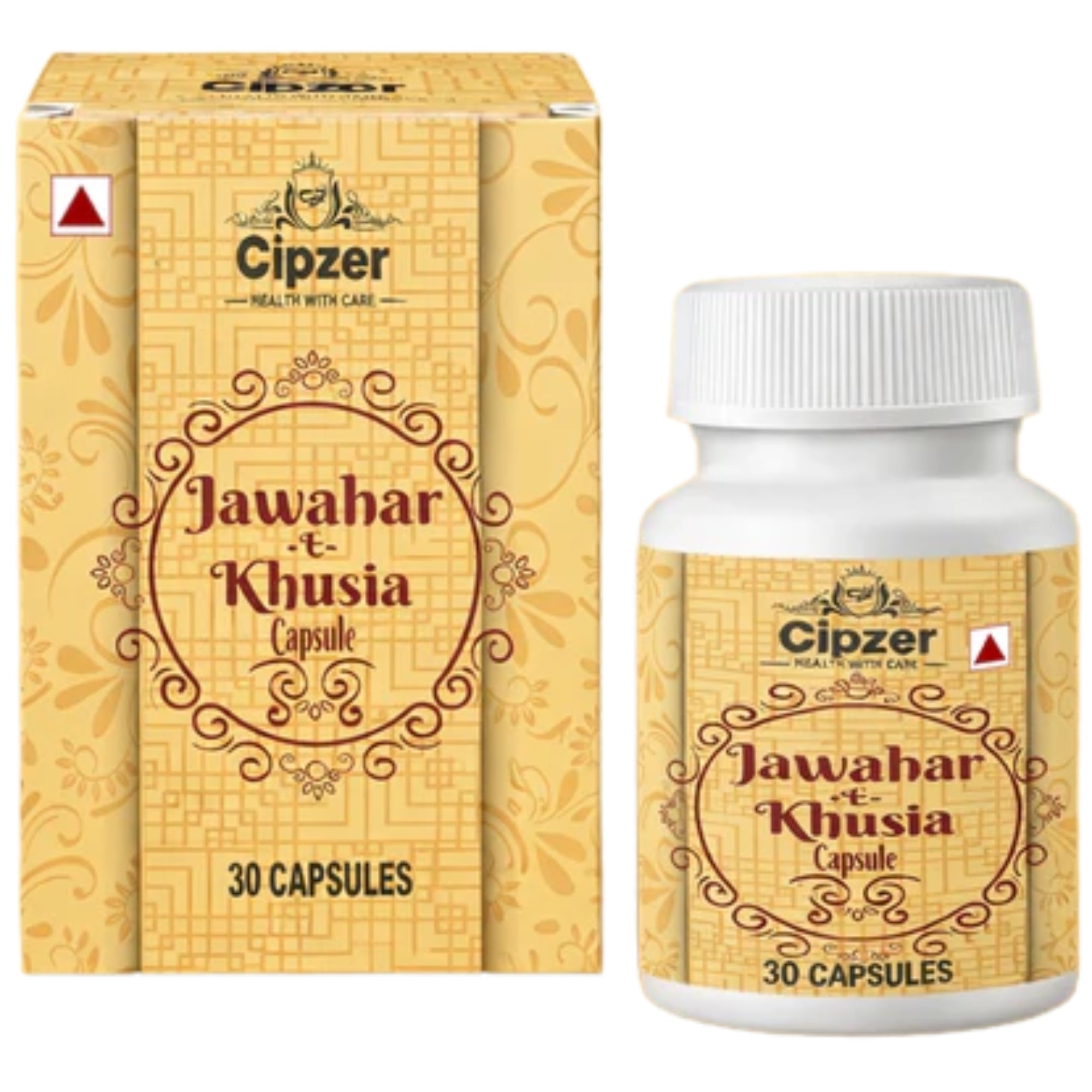 Cipzer Jawahar-E-Khusia Capsules - Natural Vitality & Strength Support (30 Capsules)