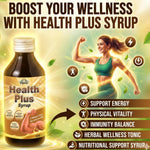 Cipzer Health Plus Syrup - 200ml | Herbal Energy, Immunity, Appetite & Overall Health Tonic