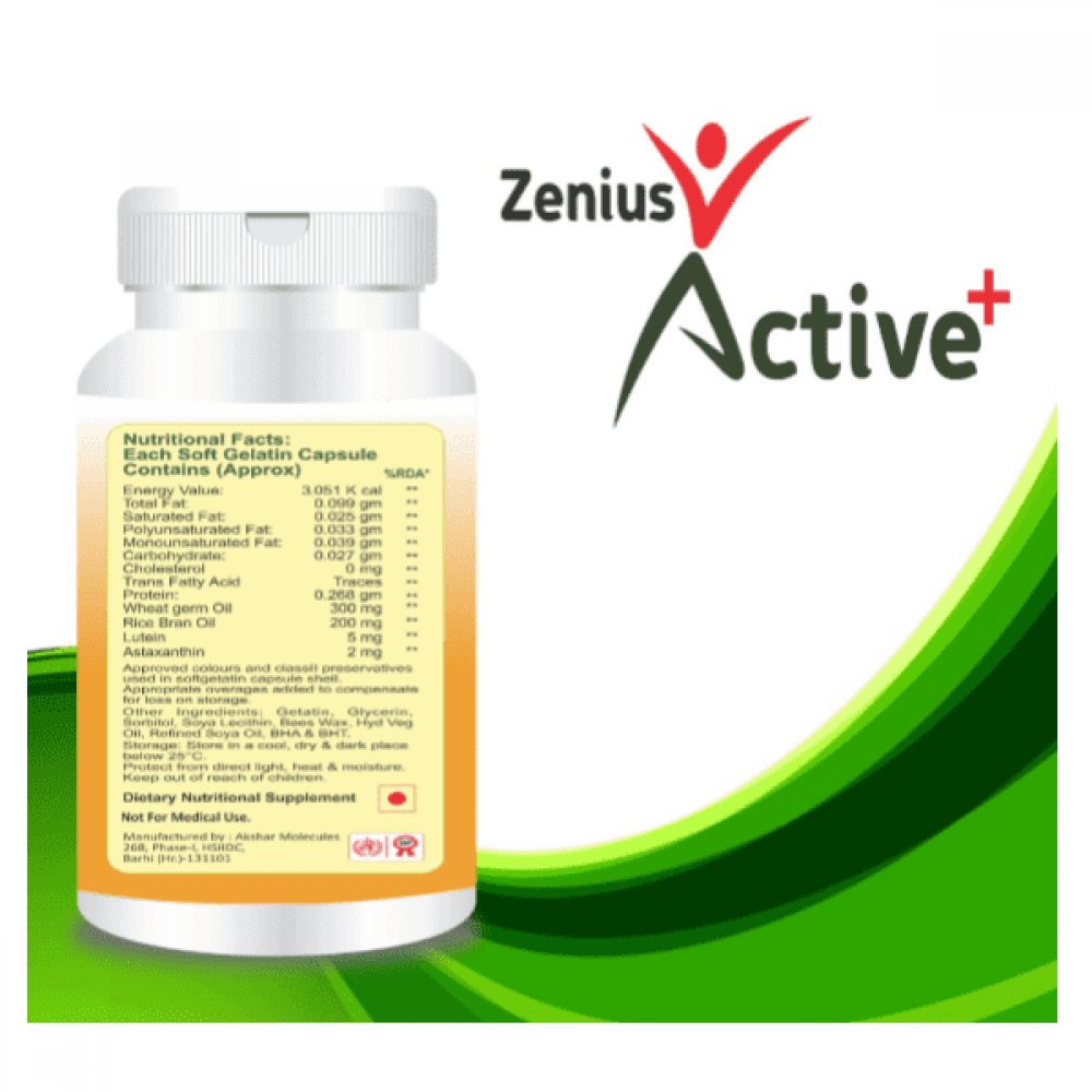 Zenius Active + Multivitamin Capsule for Better Immune System (60 Capsules)