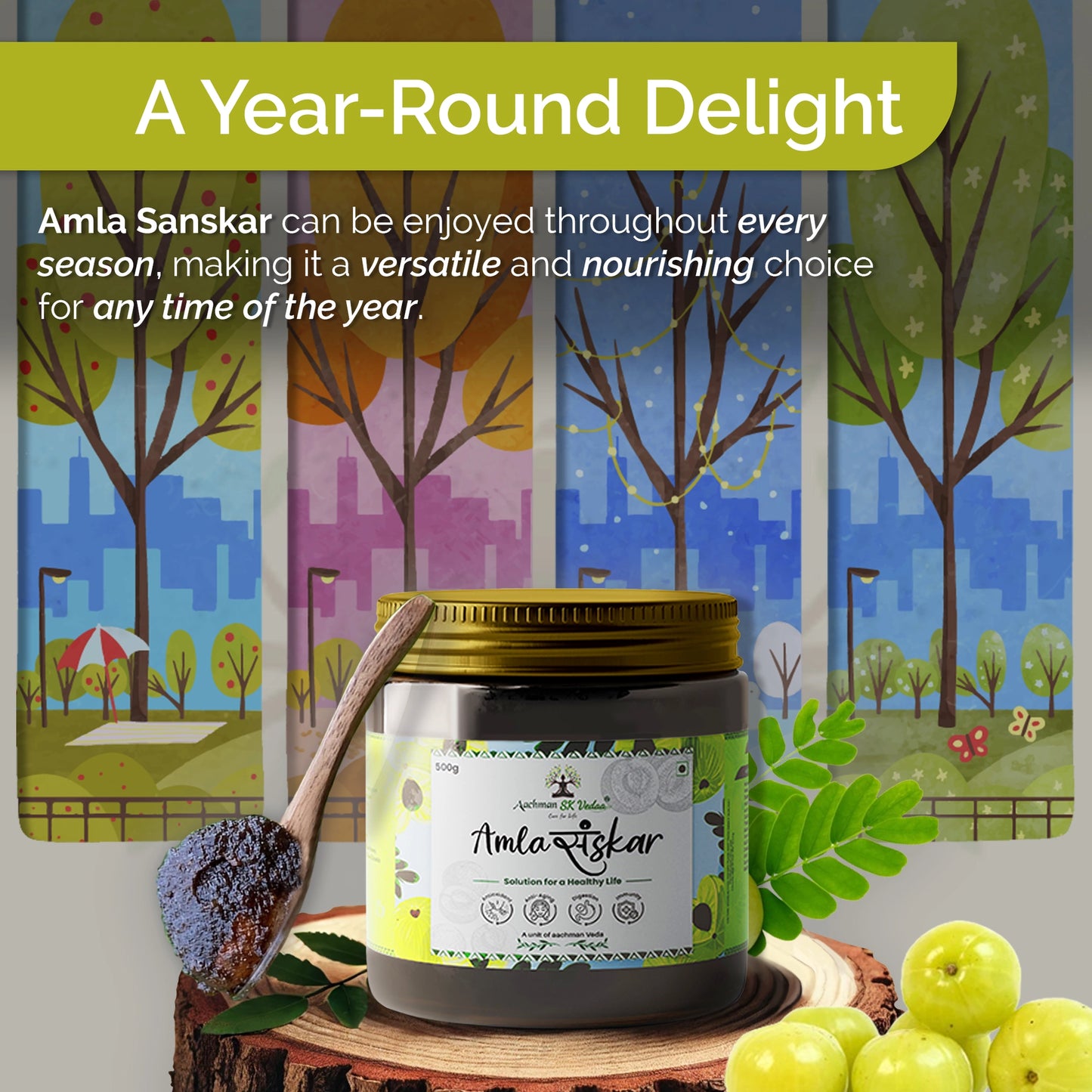 Aachman Veda Amla Sanskar - 500gm