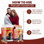 Divya Shree Porush Yovan Sexual Health Kit (Capsule + Prash)