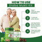 Divya Shree Diaba Mukti Capsule and Powder Kit