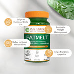 Pure Nutrition Fatmelt with Garcinia Cambogia, L-Carnitine & ACV, 90 Capsules | Weight Support