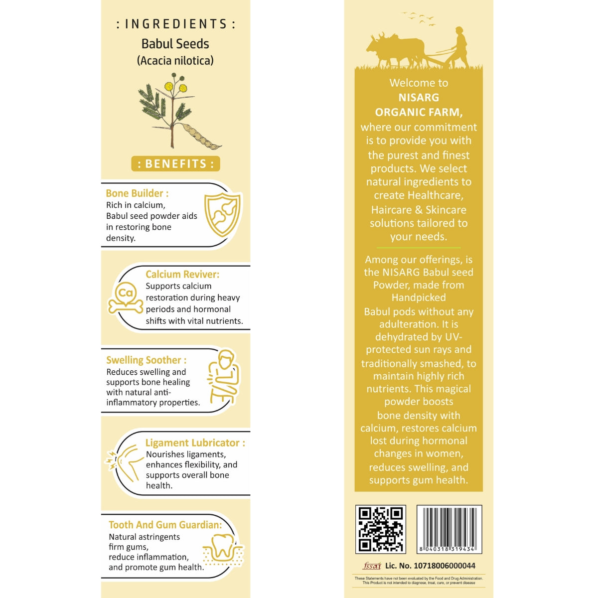 Nisarg Organic Babool Phali Powder