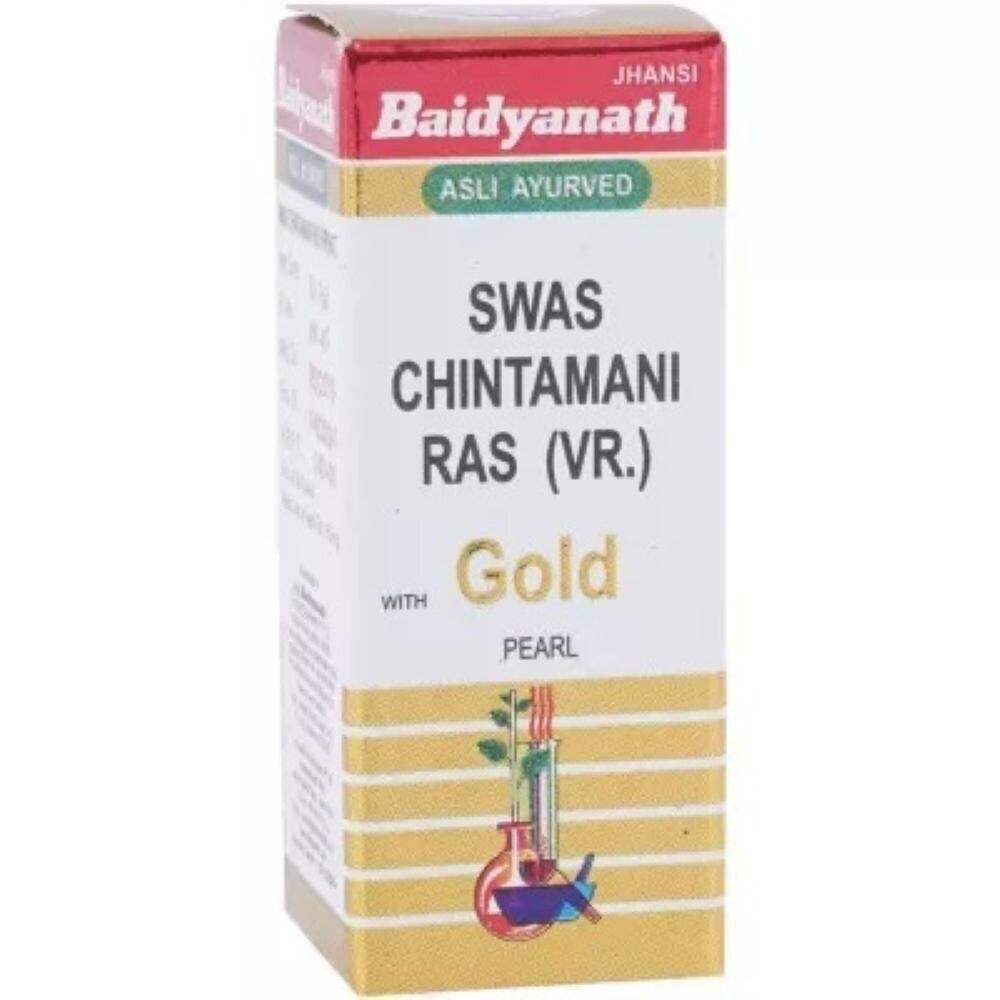 Baidyanath (Jhansi) Swas Chintamani Ras (Vr.) with Gold Pearl