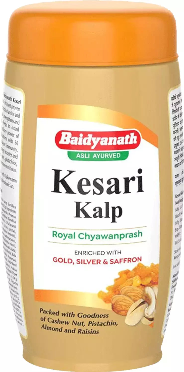 Baidyanath Kesari Kalp Royal Chyawanprash Enriched with Gold, Silver & Saffron