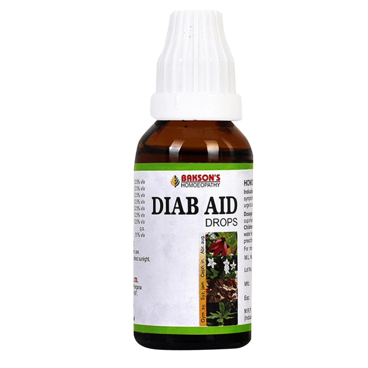 Bakson's Diab Aid Drop - 30ml (Packs of 2)