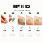 Bloody Brilliant Aloe Vera Bandages 72x19 mm, Pack of 20