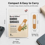 Bloody Brilliant Bamboo Bandages, 100% Natural Fiber, 20 Strips