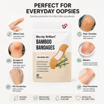 Bloody Brilliant Bamboo Bandages, 100% Natural Fiber, 20 Strips