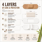Bloody Brilliant Bamboo Bandages, 100% Natural Fiber, 20 Strips