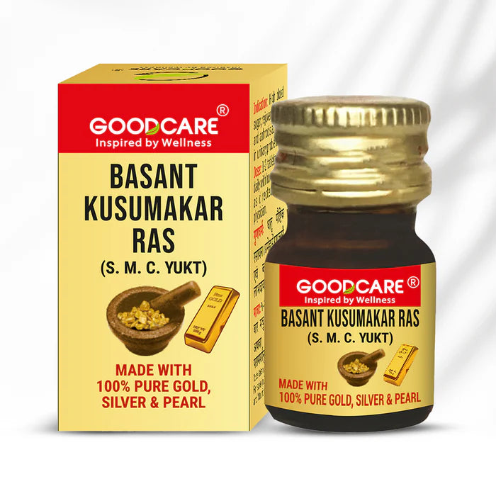 Goodcare Basant Kusumakar Ras (S.M.C. Yukt) Tablet | Sugar, Heart & Immunity Support