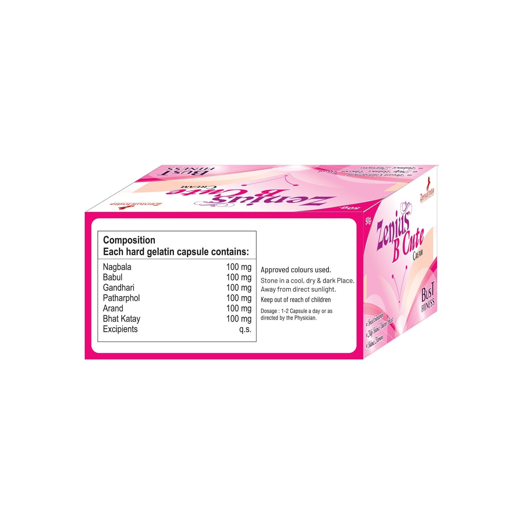 Zenius B Cute Cream breast reduction cream (50g cream)
