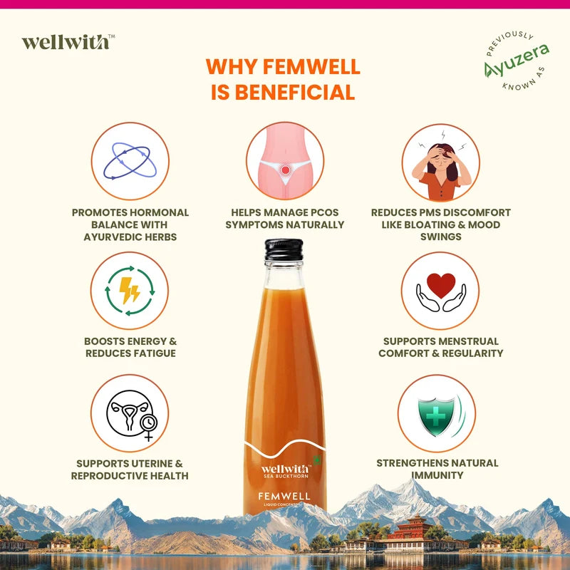 WellWith FemWell Sea Buckthorn Juice For Women Health (300ml)