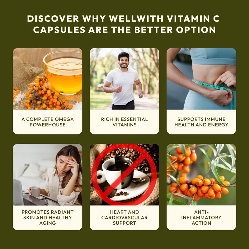 WellWith Sea Buckthorn Vitamin C Capsule (60 Each)