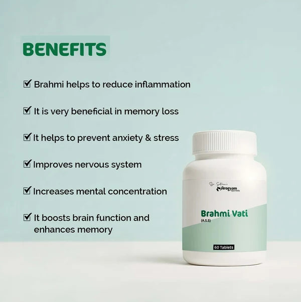 Dr. Satnam's Arogyam Brahmi Vati Tablet (60 Each)
