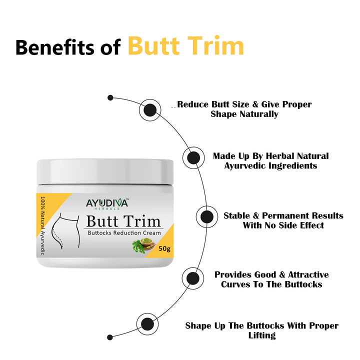 Ayudiva Butt Trim Buttocks Reduction Cream-50g