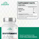 Zespo Benfotiamine 3-in-1 Formula 450 mg – 60 Capsules