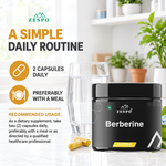 Berberine Supplement 1000mg – 90 Vegan Capsules