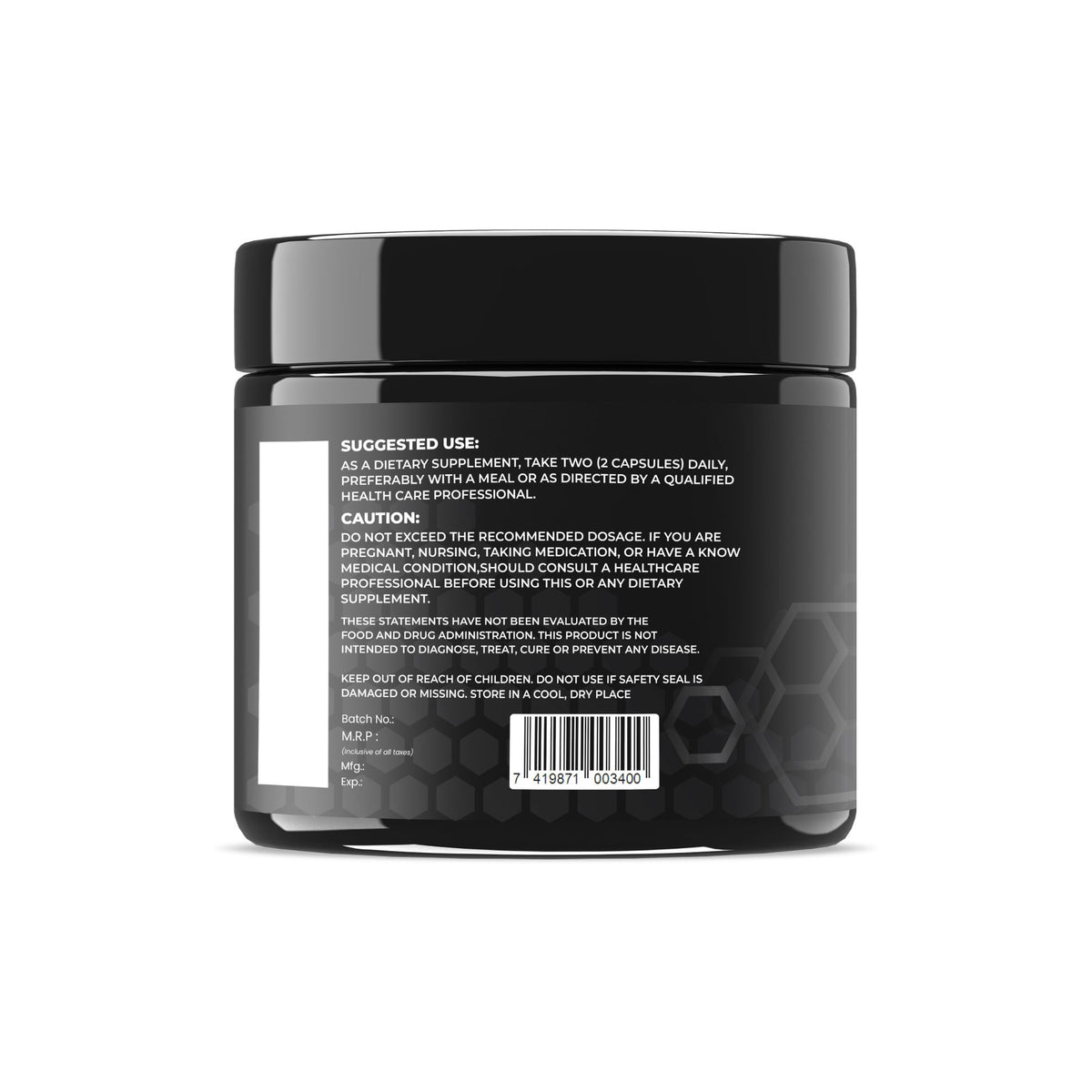 Berberine Supplement 1000mg – 90 Vegan Capsules