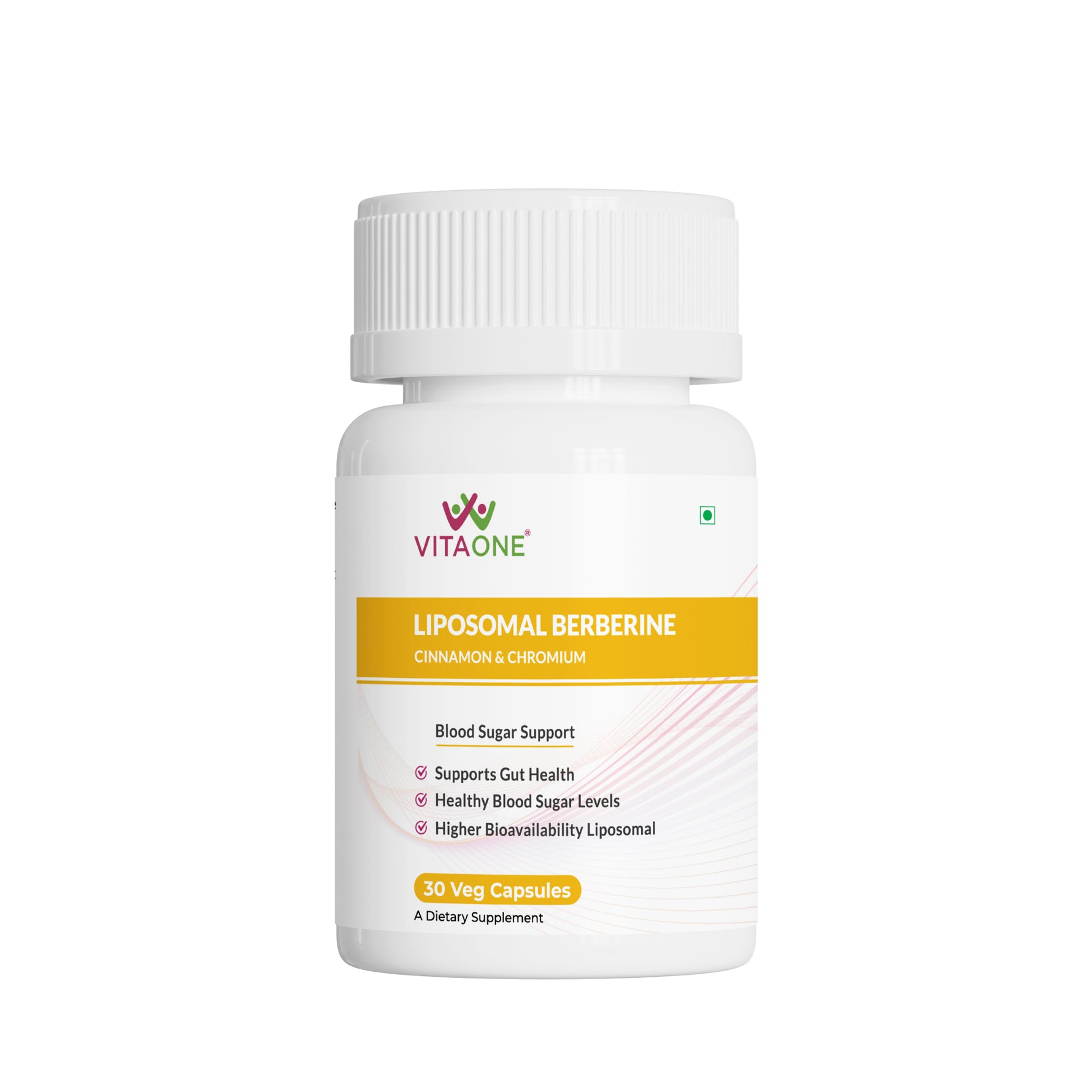 Vitaone Liposomal Berberine with Cinnamon & Chromium Veg Capsule - 30 Capsules
