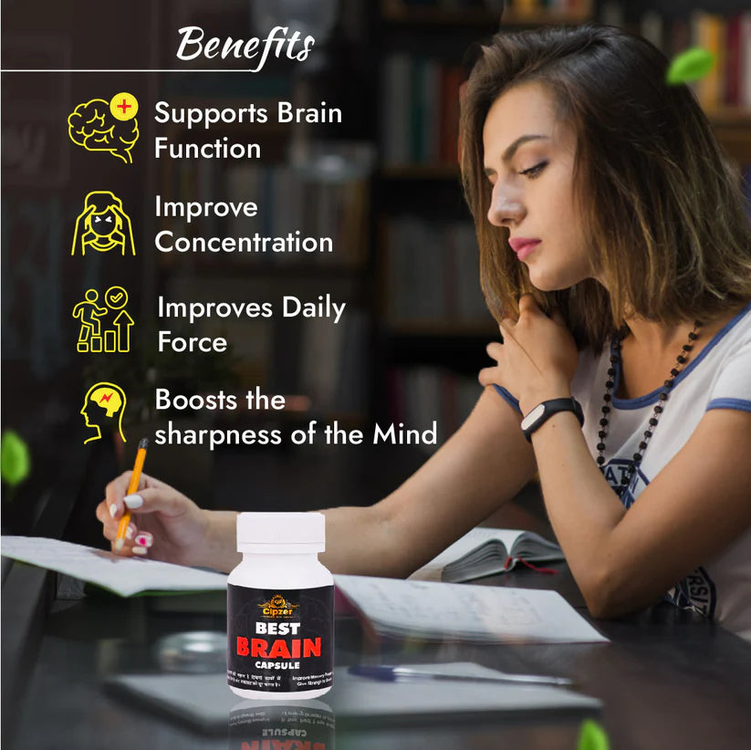 Cipzer Best Brain Capsule - 60 Capsules