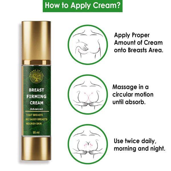 Beauty Swiss Nature of Life Breast Firming Cream for Breast Lifting & Tightening - 85ml