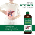 Healthally Biolive Syrup for Liver Support | Fatty Liver Detox Biolive Syrup 500 ml