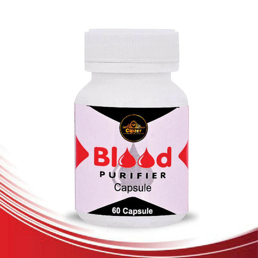 Cipzer Blood Purifier Capsule - 60 Capsules | Herbal Detox for Clear Skin, Healthy Blood & Body Cleansing