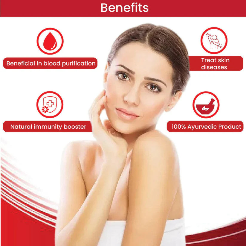 Cipzer Blood Purifier Capsule - 60 Capsules | Herbal Detox for Clear Skin, Healthy Blood & Body Cleansing