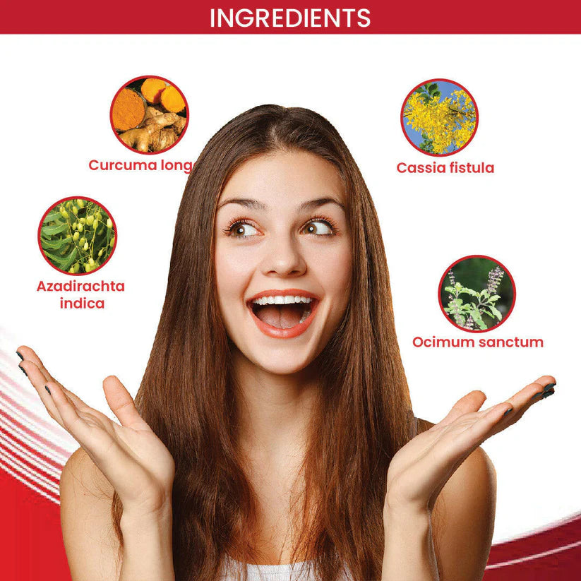 Cipzer Blood Purifier Capsule - 60 Capsules | Herbal Detox for Clear Skin, Healthy Blood & Body Cleansing