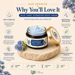 YamakaSnehana BLUE TANSY CENTELLA HYDRATING NIGHT CREAM  15g