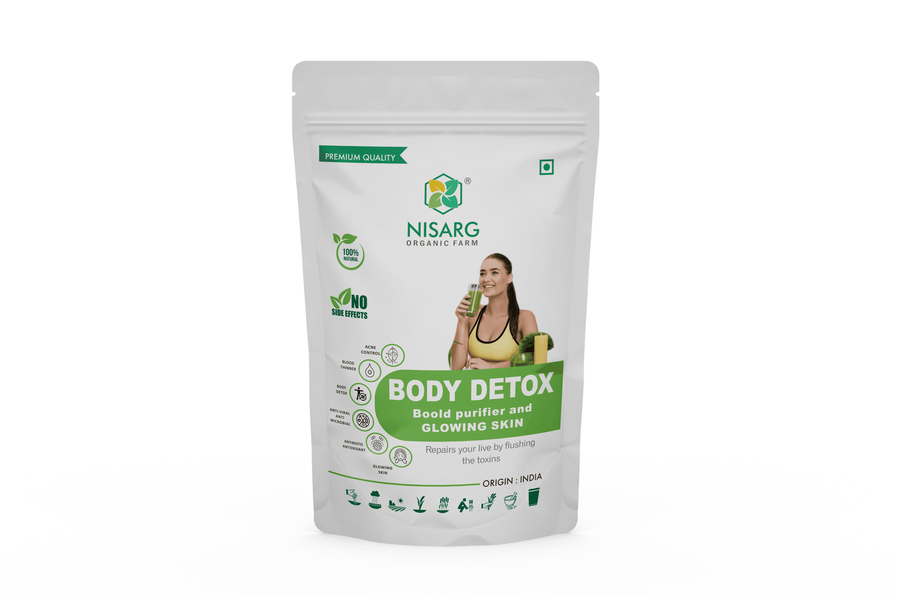 Nisarg Organic Farm Body Detox Blood Purifier Powder