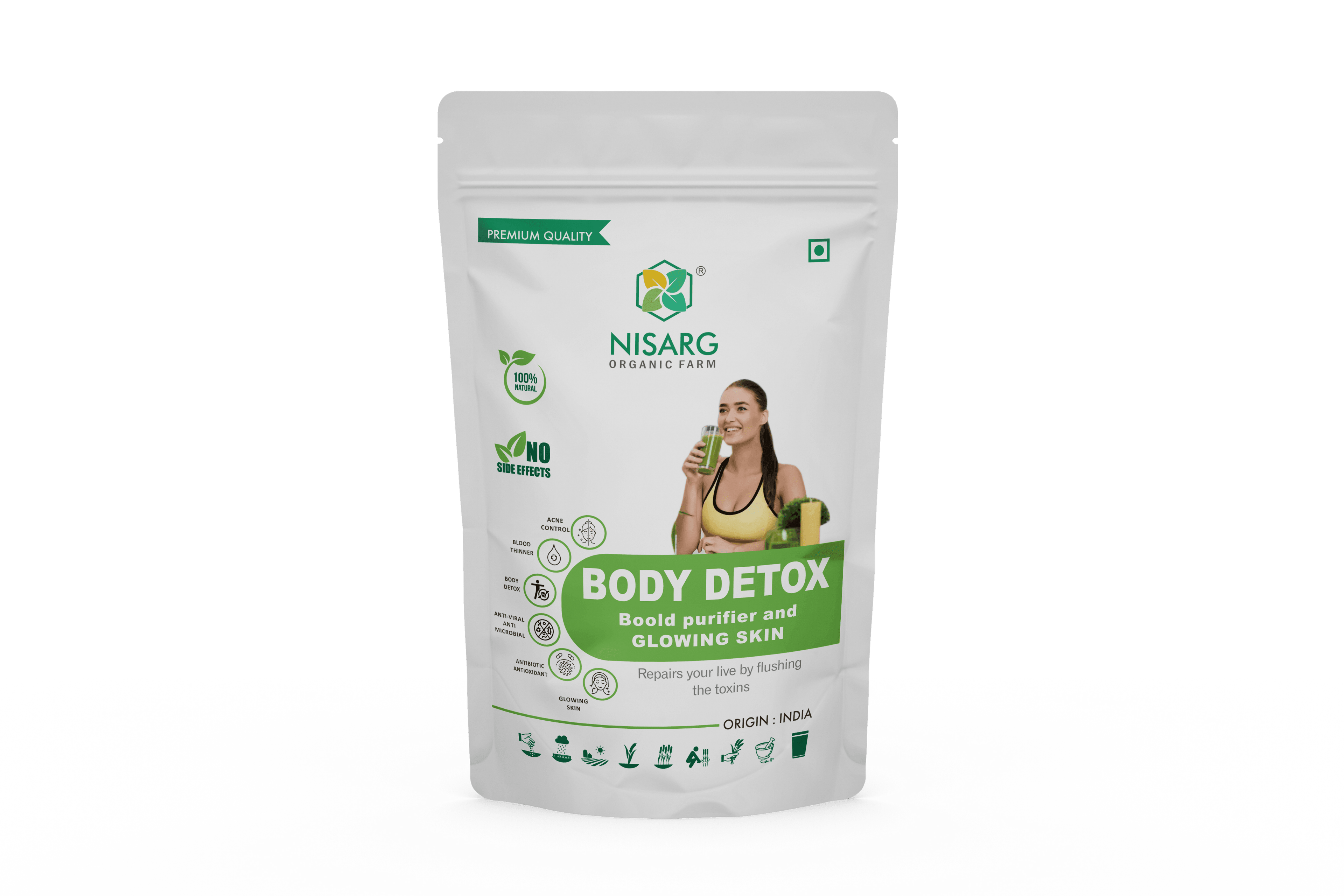 Nisarg Organic Farm Body Detox Blood Purifier Powder