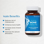 ZEROHARM Bone Health Tablets With Calcium, Vitamin D3 for Healthy Bones, Joints for Men & Women - 60 Tablets