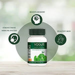 Vogue Wellness Brahmi Tablets | Bacopa Monnieri Extract | Ayurvedic Herbal Supplement for Memory, Focus, Concentration, Mental Performance & Overall Brain Wellness | 60 Vegetarian Tablets
