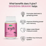 Pack of 2 Brahmi Vati 60 Tab for Support for Memory, Focus & Daily Wellness