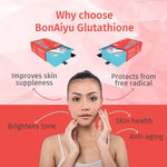 BonAiyu Skin Glow L-Glutathione & Vitamin C Strips - Mouth Dissolving Strips Supports Detoxification, Supplement For Skin Glow & Skin Hydration, (20 Strips)