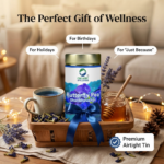 Organic Wellness 100% Natural Herbal Tea Butterfly Pea Flower Tea I Caffeine Free for Stress Relief I Memory Boosting Tea | Calming Tea, Brain Stimulant, Rich in Antioxidants (50 Gm)