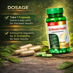 Cipzer Dr. Neuro Health Capsules - Natural Cognitive Vitality & Mental Focus (60 Capsules)