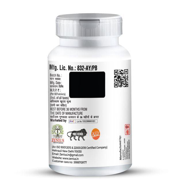 Zenius Calcimax Tablet - Calcium Tablets for Bone Health Improvement - 60 Tablets