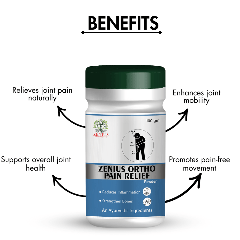 Zenius Ortho Pain Relief Powder - 100gm Powder