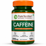 Pure Nutrition Caffeine 200mg – 120 Veg Tablets | Natural Energy Booster for Alertness, Focus & Endurance | Pre-Workout Support, Enhances Mental Clarity & Physical Performance | For Men & Women