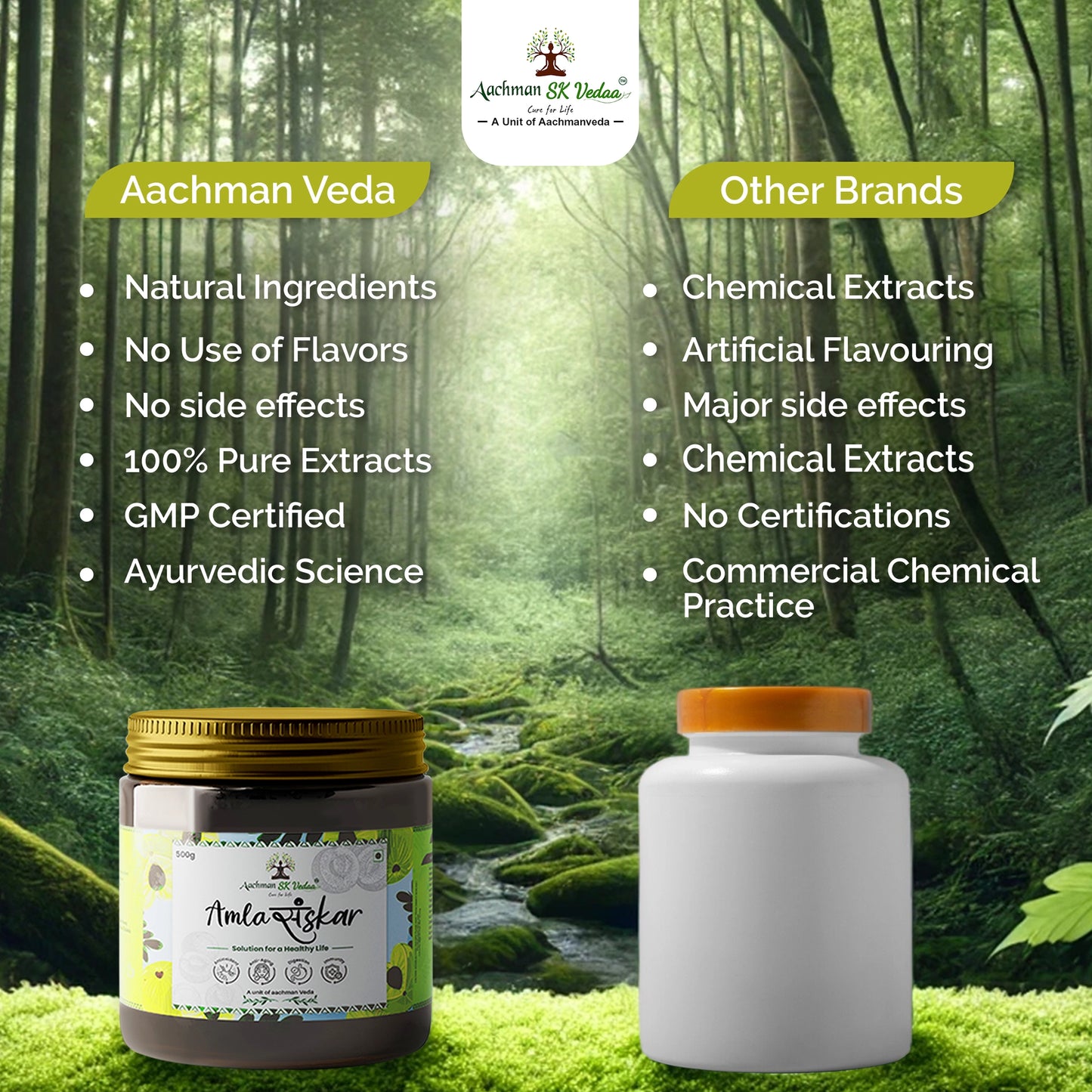Aachman Veda Amla Sanskar - 500gm