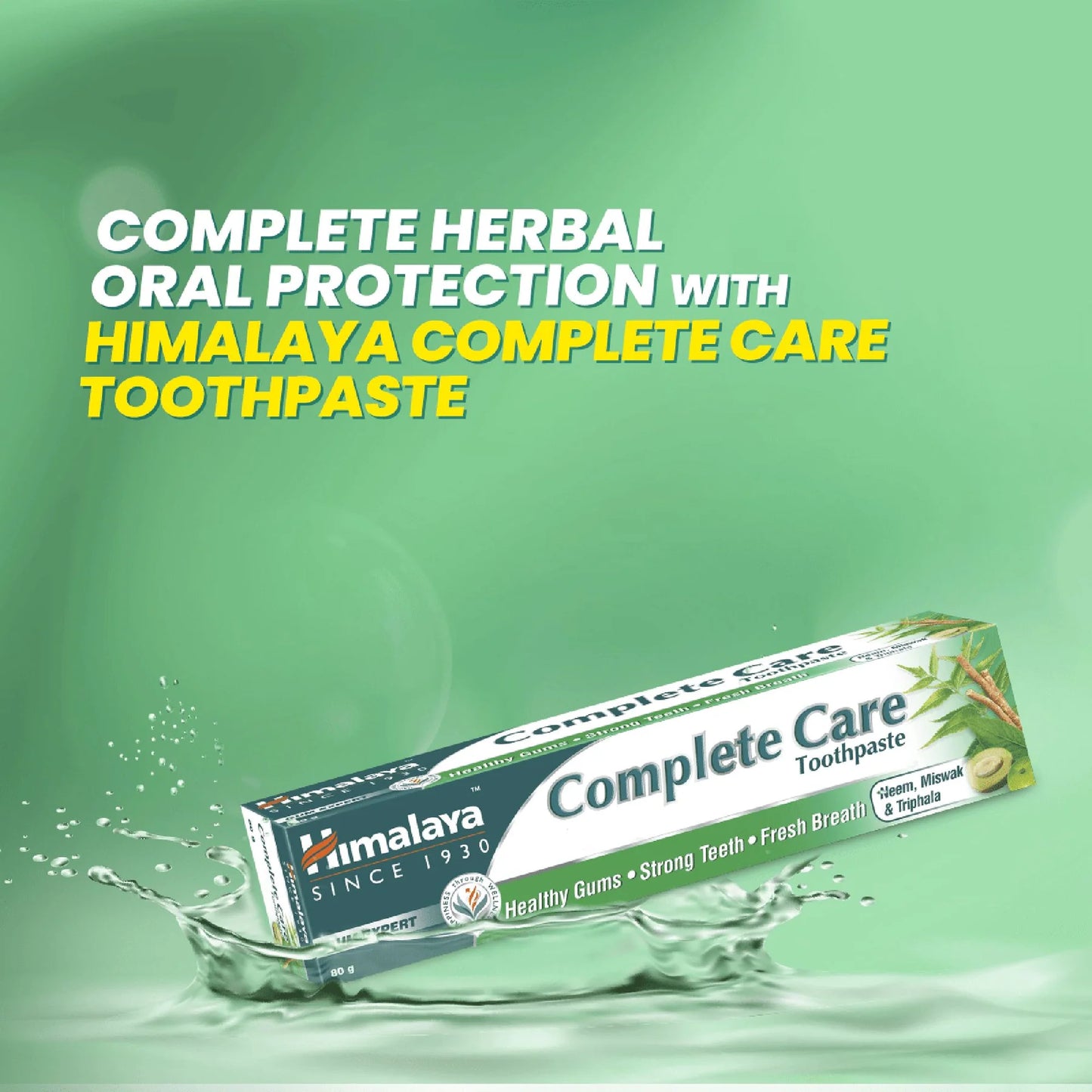 Himalaya Complete Care Toothpaste | For Healthy Gums, Strong Teeth & Fresh Breath - 150gm