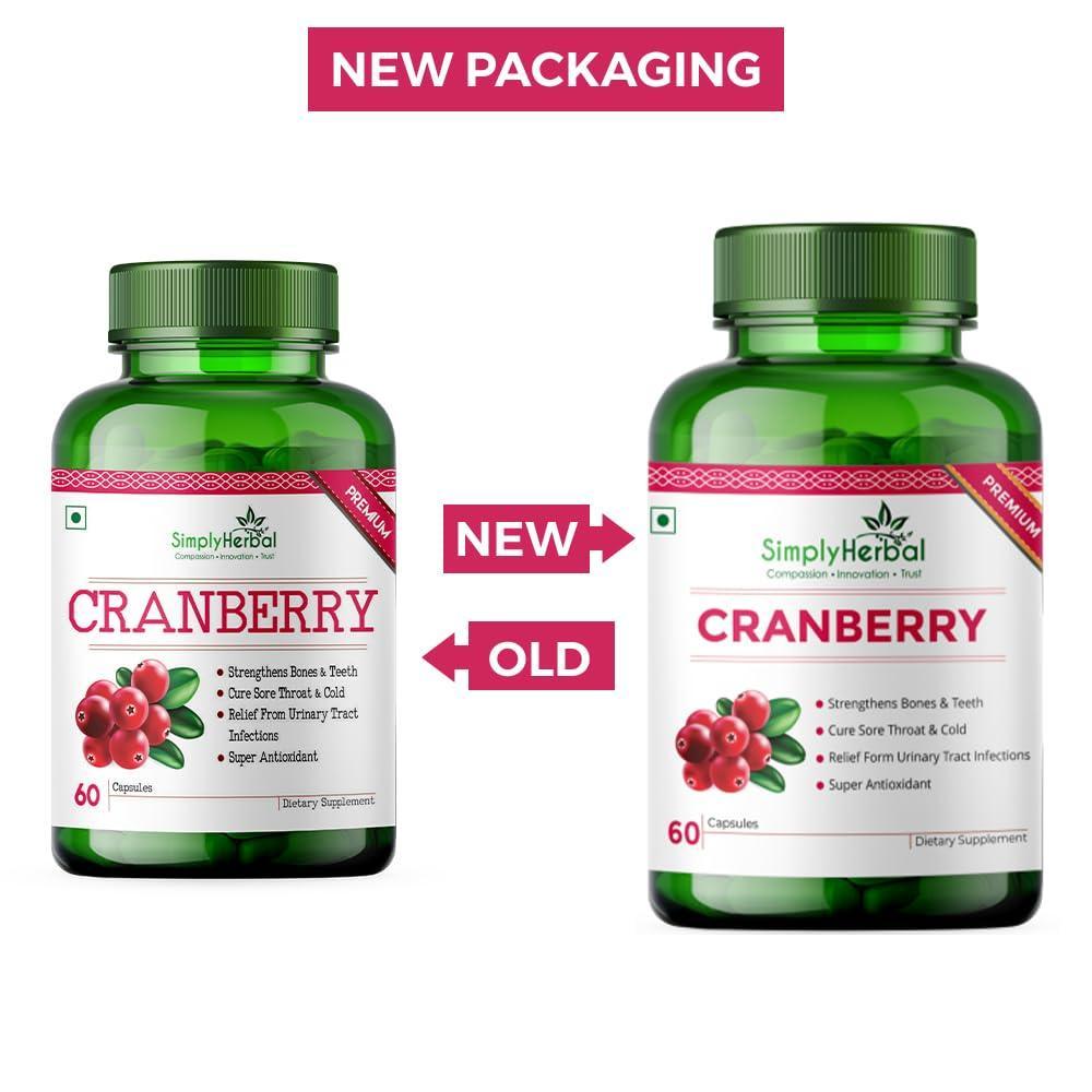 Simply Herbal D Mannose Cranberry Capsules