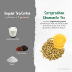 Satopradhan Organic Chamomile Tea 25g - Shade Dried Flowers for Sound Sleep, Relaxation & Anxiety Relief- Perfect for Period Pain Relief, Thyroid & Overall Wellness - Loose Leaf Herbal Tea