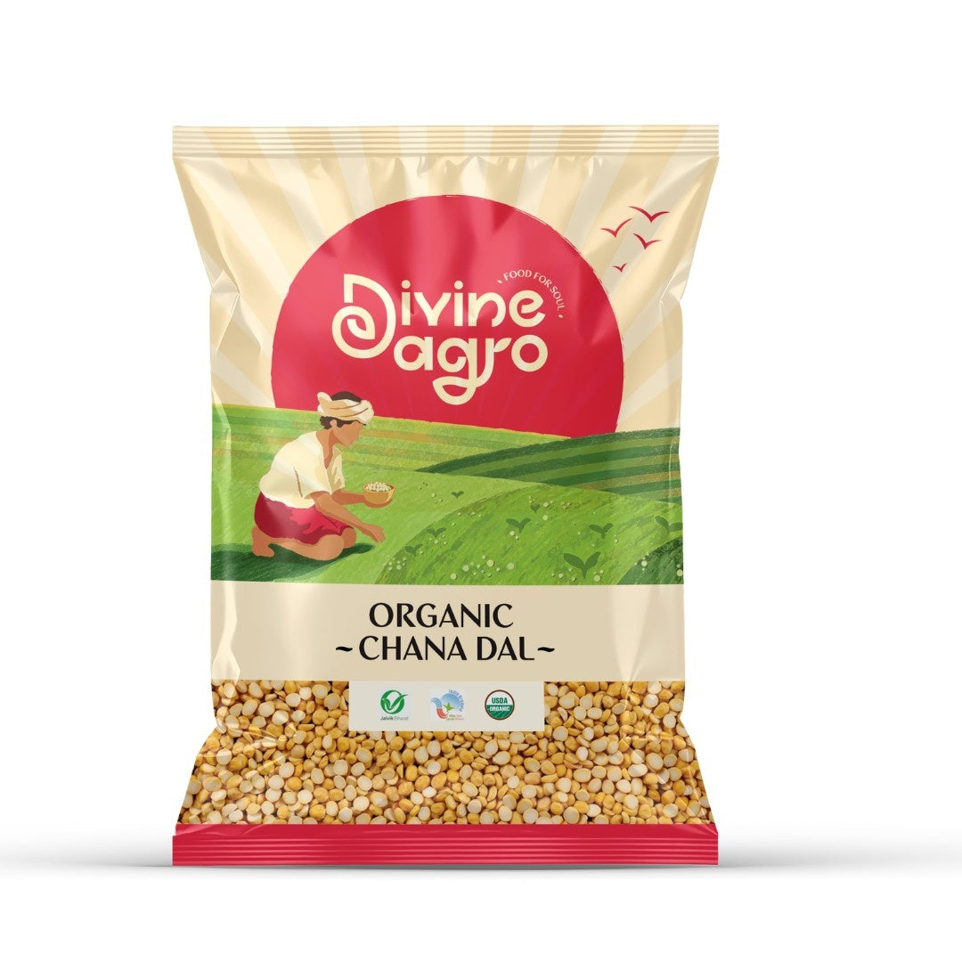 Divine Agro Chana Dal - 1kg