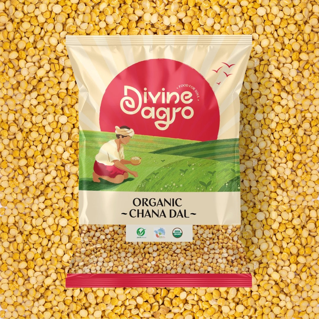 Divine Agro Chana Dal - 1kg