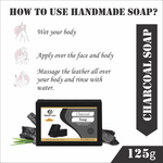 Khadi Care Herbal Charcoal Soap - 125g